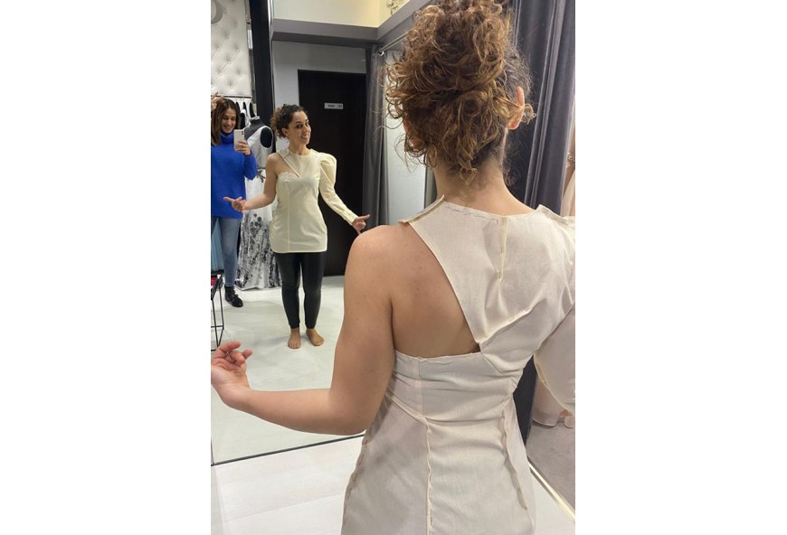Vestido de fiesta a medida – Maite Oltra